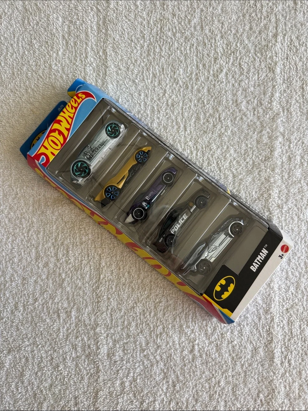 Hot Wheels Batman 5 Pack Kids Toy Cars - Multi-Color